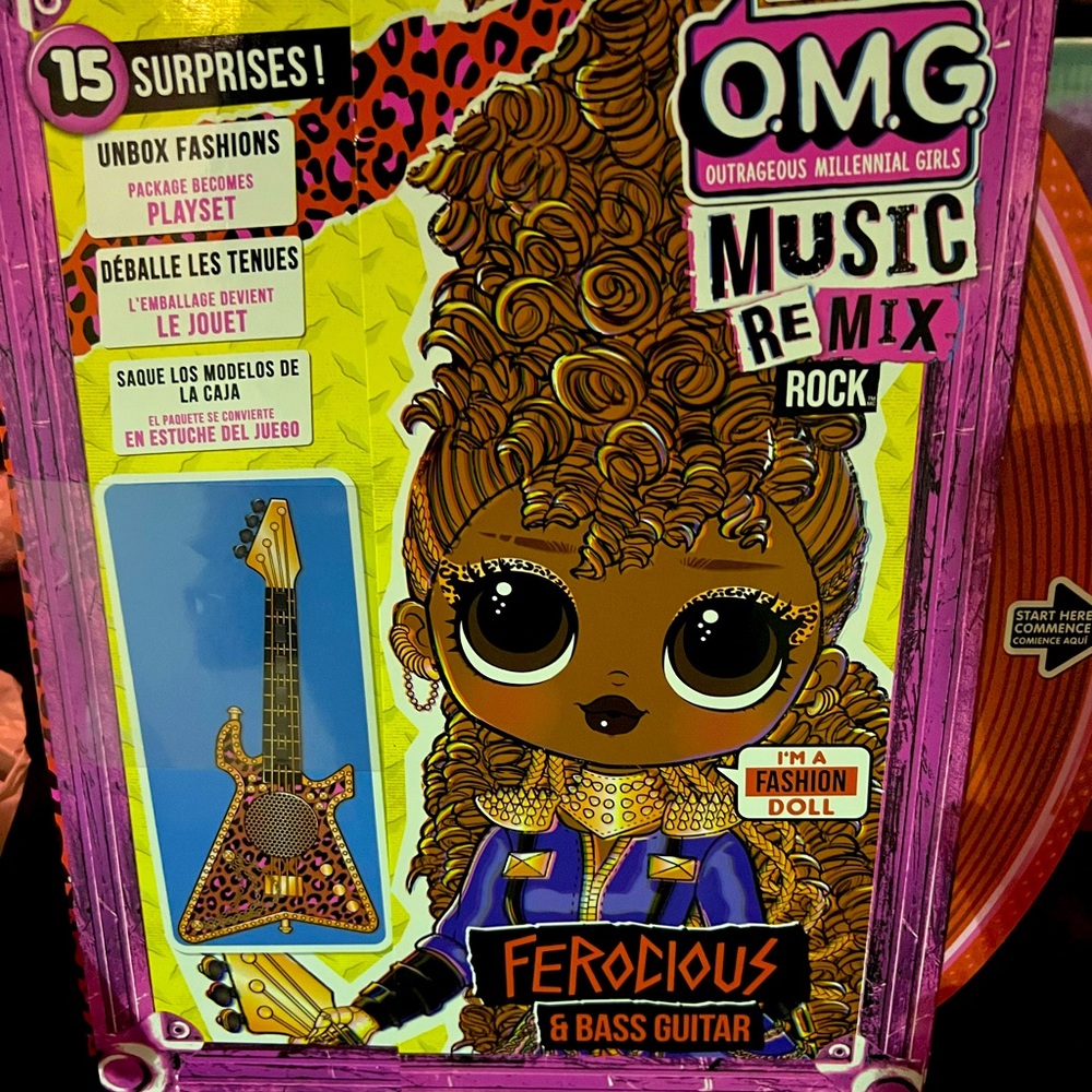 Lol brand new in box ferocious music doll